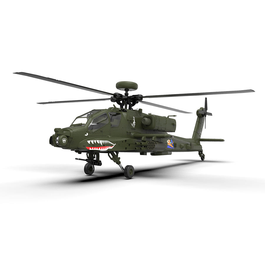 Stirlingkit YU XIANG F11 AH-64 Apache RC Helicopter Model 1/32 Scale 2.4G 6CH
