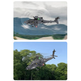Stirlingkit YU XIANG F11-S AH64 Apache RC Helicopter 1/32 2.4G 6CH RTF GPS Smart Version, view 5