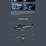 Stirlingkit YUXIANG Air-Wolf Scale 3D Stunt Helicopter Model for Beginner, view 3