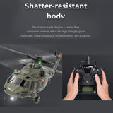Stirlingkit YUXIANG YXZNRC F09 RC Military Helicopter 1/47 2.4G 6CH Brushless RTF for Adults, view 6