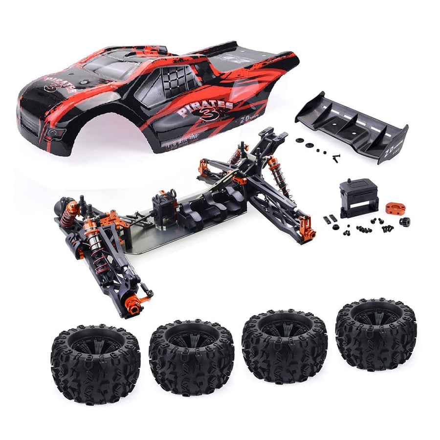 Stirlingkit ZD Racing 9021-V3 1/8 4WD 110km/h DIY Brushless RC Car Truggy Frame KIT Kit