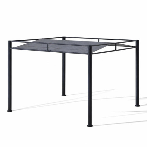 Sunjoy Darkeford Sling Canopy Pergola 10x10 - Shadow Black