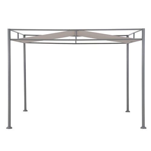 Sunjoy Darkeford Sling Canopy Lean To Pergola 10x10 - Harbor Gray