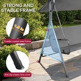 Sunjoy 2-Seat Italian-Made Patio Swing Chair – Gray, view 5