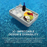 Sunjoy Aquasis Floating Pool Service Tray 36" x 24" - Harbor Gray, view 5