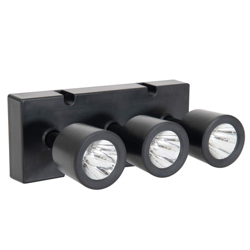 Sunjoy 9W Magnetic 3-Light Accent Adjustable LED Ceiling Spotlight