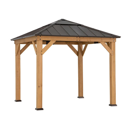 Sunjoy Antrim Skylight Cedar Gazebo, 9x9