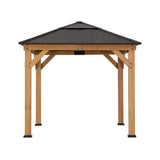 Sunjoy Antrim Skylight Cedar Gazebo, 9x9, view 4