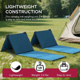 Sunjoy Beach Mat with Adjustable Backrest for Adults (Set of 2) - Blue, view 6