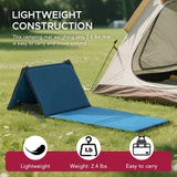 Sunjoy Beach Mat with Adjustable Backrest for Adults (Set of 1) - Blue, view 6