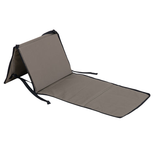 Sunjoy Beach Mat with Adjustable Backrest for Adults (Set of 2) - Khaki
