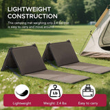 Sunjoy Beach Mat with Adjustable Backrest for Adults (Set of 2) - Khaki, view 6