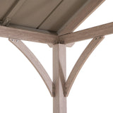 Sunjoy Maple Hills Skylight Pitched PC-Roof Gazebo, 11x13, view 5