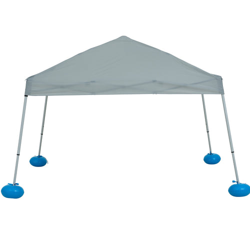 Sunjoy Aquasis Floating Pool Gazebo, 10×10 - Anchor Gray