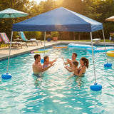 Sunjoy Aquasis Floating Pool Gazebo, 10×10 - Deep Navy, view 2