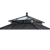 Sunjoy Kingston Horizon PC-Vent Gazebo - Natural Woodgrain, 10x10, view 5