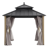 Sunjoy Kingston Elite Cedar Gazebo, 10x10, view 4