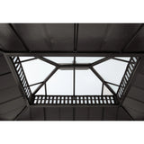Sunjoy Kingston Horizon PC-Vent Gazebo - Brown, 12x10, view 6