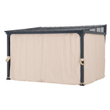 Sunjoy Vista Hardtop Wall-Mounted Gazebo, 10x12, view 5