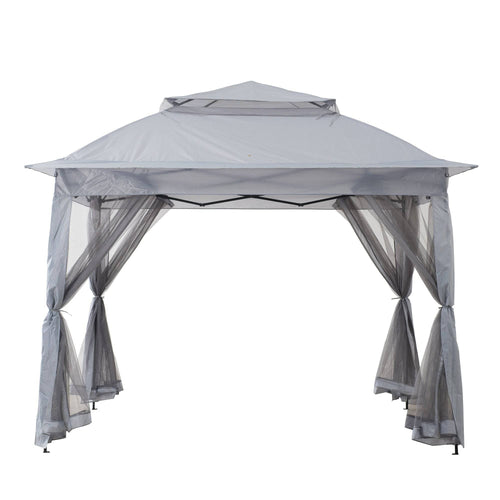 Sunjoy Solis Envoy Portable Pop-Up Gazebo 11x11 - Slate Gray