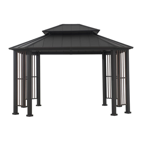 Sunjoy Rockwood Octagon Hardtop Gazebo, 11x13