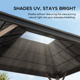 Sunjoy Cedarville Steel Hardtop Gazebo with Skylight, 11x13, view 4