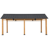 Sunjoy Timberland Premium Wood Carport, 11x20, view 3