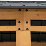 Sunjoy Timberland Premium Wood Carport, 11x20, view 5