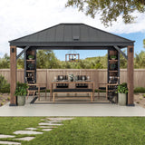 Sunjoy Solaria Smart Tech Hardtop Gazebo, 12x14, view 2
