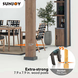 Sunjoy Solaria Smart Tech Hardtop Gazebo, 12x14, view 4