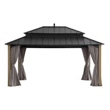 Sunjoy Kingston Elite Cedar Gazebo, 12x16, view 4