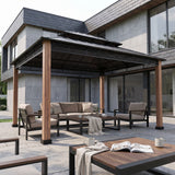 Sunjoy Summit Heavy-Duty Double-Roof Gazebo, 13x15, view 2