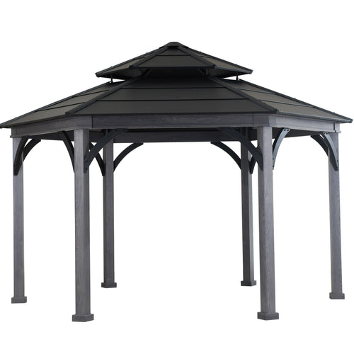 Sunjoy Ashland Hexagonal Gazebo 14.6x14.6 / 18x18