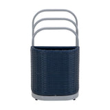Sunjoy Rust-proof Aluminum Pool Float Storage Rack Organizer 16'' - Navy, view 3