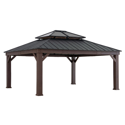Sunjoy Fenwick Hardtop Gazebo 12x14 / 16x18