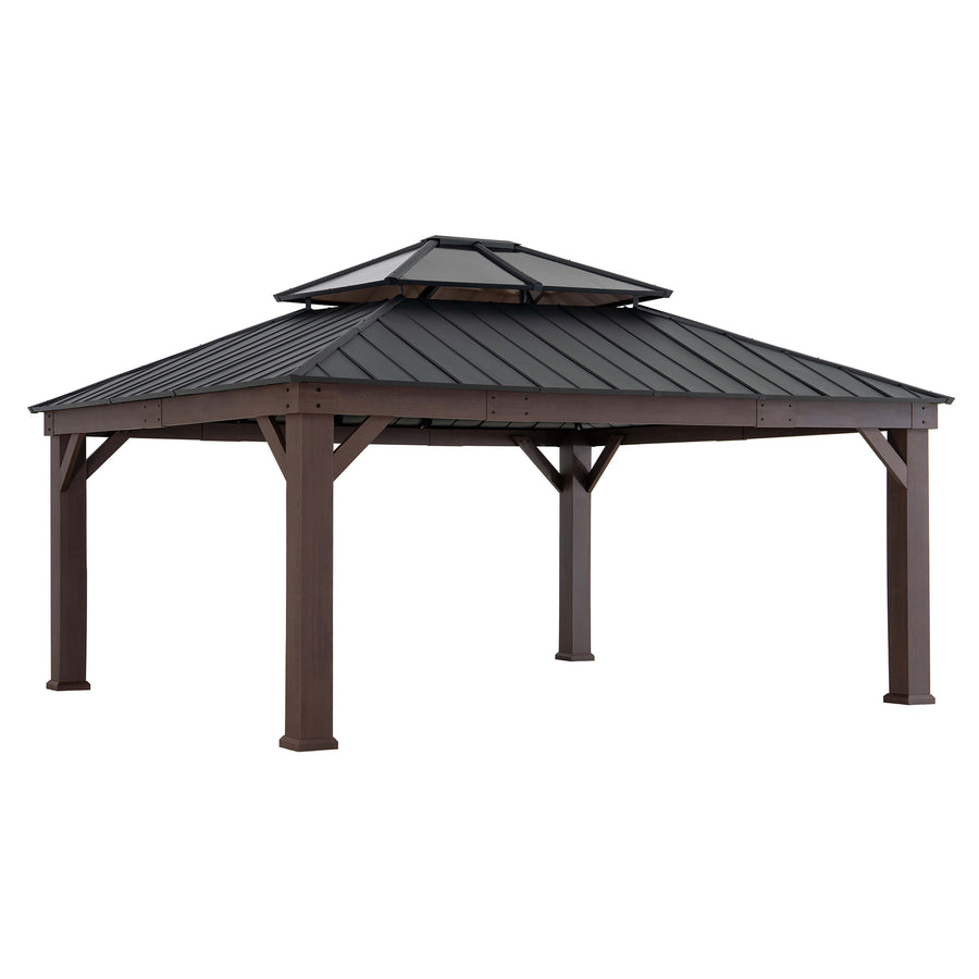 Sunjoy Fenwick Hardtop Gazebo 12x14 / 16x18