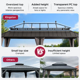 Sunjoy Kingston Horizon PC-Vent Gazebo - Brown, 12x20, view 6