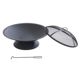 Sunjoy Jenax Steel Wood Burning Fire Bowl 29'', view 3