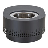 Sunjoy Vulcan Oval Extra Tall Smokeless Fire Pit 38", Dot Grid - Black, view 4