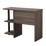 Sunjoy 39" Farmhouse Design Computer Desk with Two Open Shelves, view 3