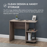 Sunjoy 39" Farmhouse Design Computer Desk with Two Open Shelves, view 5