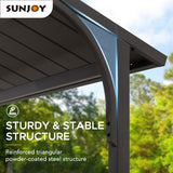 Sunjoy Hanscom Hardtop Grill Gazebo, 8x5, view 6