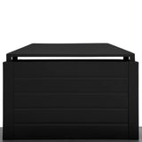 Sunjoy Nordic Modern Wood Burning Fireplace with Log Holders 76" - Dark Gray, view 5