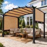 Sunjoy Arcadia Adjustable Arched Pergola, 9x11, view 2