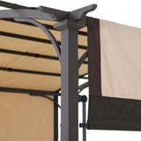 Sunjoy Arcadia Adjustable Arched Pergola, 9x11, view 4