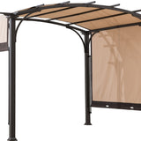 Sunjoy Arcadia Adjustable Arched Pergola, 9x11, view 6