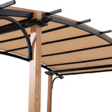 Sunjoy Arcadia Arched Canopy Pergola, 9x13, view 4