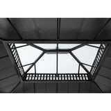 Sunjoy Kingston Horizon PC-Vent Gazebo - Natural Woodgrain, 12x10, view 6
