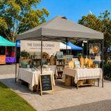 Sunjoy Solis Glow Instant Gazebo, 10×10 - Slate Gray, view 2