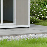 Sunjoy Esquire Beyond Shed Outdoor Room, 10x12.5 - Tan / Gray, view 6